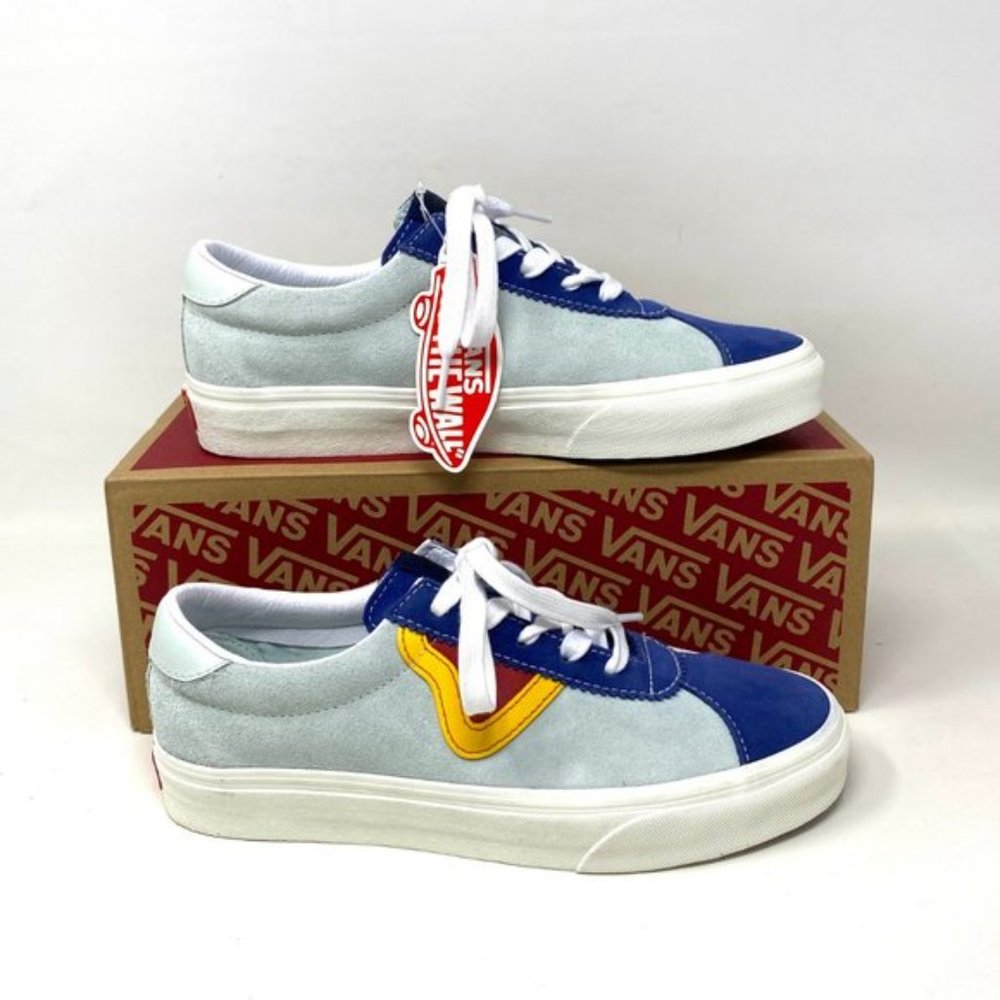 VANS SK8-HI MTE Retro Shoes Women's Multi Leo Suede Casual Blue Skate ALSU00824 - Picture 8 of 11